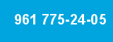 961 775-24-05 961 775-24-05